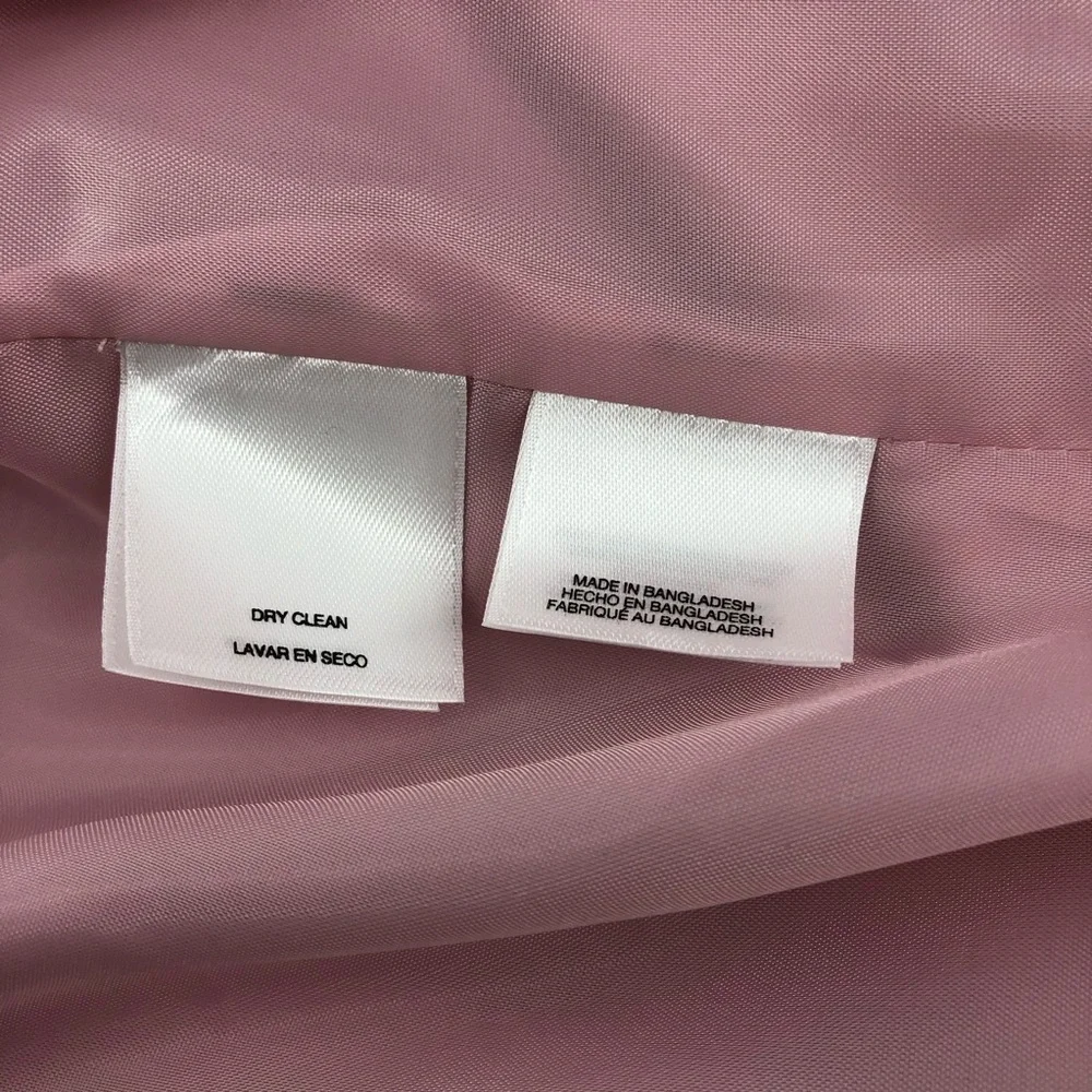 Kasper Pink Tutu Open Front 3/4 Cuffed Sleeve Blazer Jacket - Picture 7 of 8